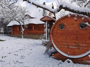 Jabłoniowa Chatka v zime