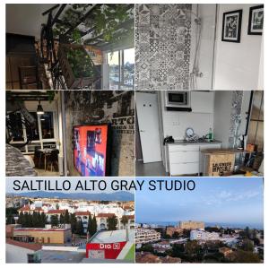 Zdjęcie z galerii obiektu Saltillo Alto Gray Studio. Vistas al mar y piscina w mieście Torremolinos