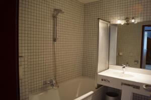 Koupelna v ubytování Hotel Bischof