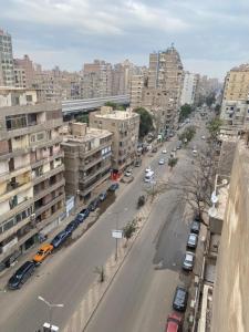 Udsigt til Kairo eller udsigt til byen taget fra lejligheden