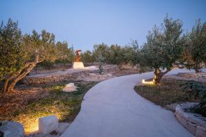 Zahrada ubytování Olive Park House Brač