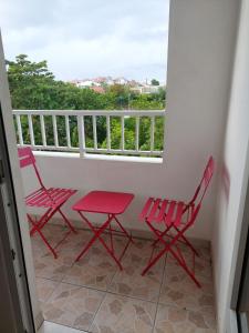Balkon lub taras w obiekcie SPACIEUX T3 VUE MER