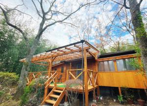 حديقة خارج Yufuin Tsukahara Kogen Sanso Donguri