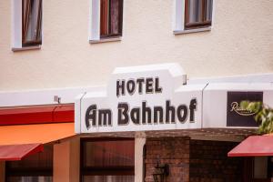 Certifikát, hodnocení, plakát nebo jiný dokument vystavený v ubytování Hotel am Bahnhof