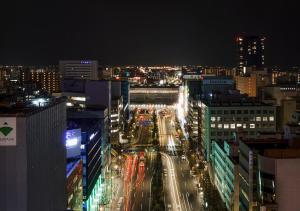 Nespecifikovaný výhled na destinaci Niigata nebo výhled na město při pohledu z hotelu