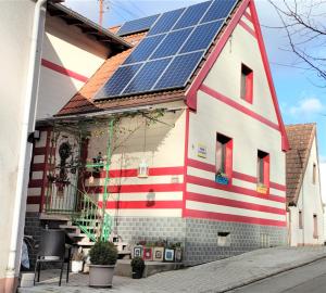 Das Gebäude in dem sich die Ferienwohnung befindet