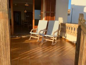Balkón nebo terasa v ubytování "Es Vell Marí" Casa en primera línea con vistas al mar, parking privado y WiFi