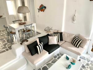 A seating area at My Lovely Place Mykonos