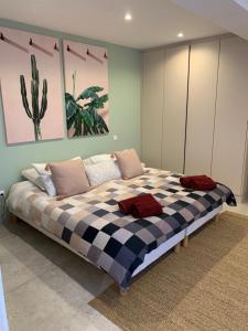 Un ou plusieurs lits dans un hébergement de l'établissement Appartement Centre ville Cassis