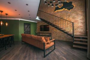 Posezení v ubytování Andano.Loft