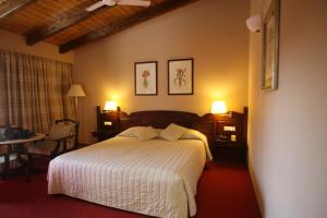 Postel nebo postele na pokoji v ubytování HOTEL SPA MONTANA