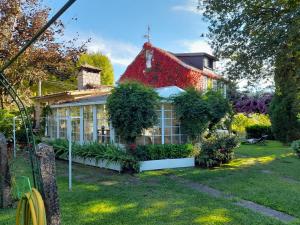 Zahrada ubytování Casa Rural A Capela Carracido