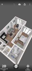 Denah lantai Lisa apartman Bad Kleinkirchheim