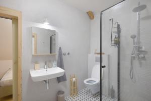 Kúpeľňa v ubytovaní Apartmány v domečku