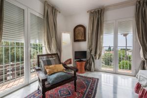 Posezení v ubytování Villa Mimosa