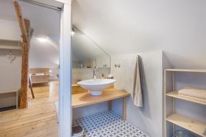 Kúpeľňa v ubytovaní Apartmány v domečku