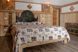 Postel nebo postele na pokoji v ubytování Agriturismo B&B Chèvres à Cheval