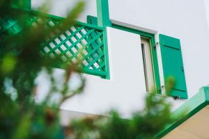A balcony or terrace at Aelia Apartments & Suites