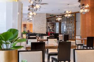 A seating area at Lagos Continental Hotel