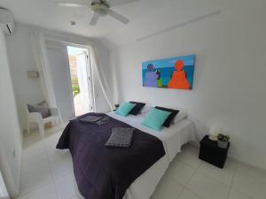 Postelja oz. postelje v sobi nastanitve B1 APARTMENT with Balcony at JAN THIEL Curacao