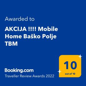 Fotografie z fotogalerie ubytování Mobile Home Baško Polje TBMrent v destinaci Baška Voda