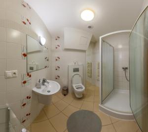 Phòng tắm tại Apartmánový dom Fatrapark 1 s Wellness - Hlavná recepcia