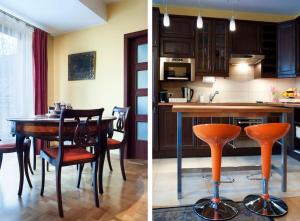 Kuchnia lub aneks kuchenny w obiekcie Trinity Apartment