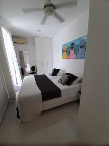 Postelja oz. postelje v sobi nastanitve C APARTMENT at JAN THIEL Curacao
