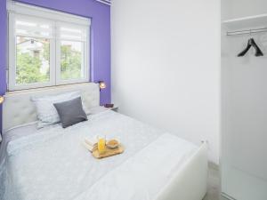 Postel nebo postele na pokoji v ubytování Apartments Aida