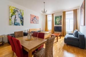 Un lugar para sentarse en Apartment Sirius D in center of CB.