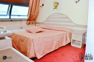 Postel nebo postele na pokoji v ubytování Hotel Nedy