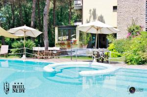 Bazén v ubytování Hotel Nedy nebo v jeho okolí