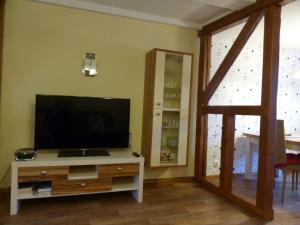 TV a/nebo společenská místnost v ubytování Ferienwohnung Scarlett