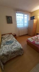 Postel nebo postele na pokoji v ubytování Guesthouse Pumpalovi