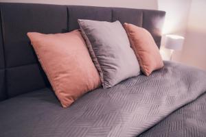 Posteľ alebo postele v izbe v ubytovaní Harmonia Apartamenty Ustroń