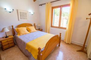 Posteľ alebo postele v izbe v ubytovaní Perfecta villa para vacaciones con wifi y A/C