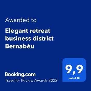 Zdjęcie z galerii obiektu Elegant retreat business district Bernabéu w Madrycie