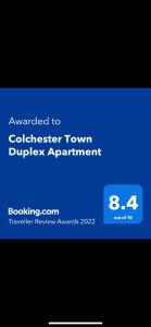 Colchester Town Duplex Apartment