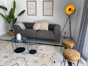 Posezení v ubytování PUERTO BANUS BEACH MODERNO Apartamento