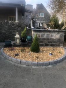 Vrt pred nastanitvijo Stone Lodge B&B