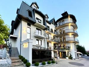 Budova, kde se aparthotel nachází