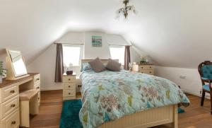 Ένα ή περισσότερα κρεβάτια σε δωμάτιο στο Katie's Cottage Bellaghy