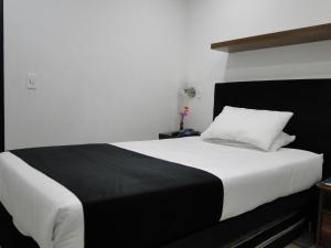 Postel nebo postele na pokoji v ubytování Hotel Esmeralda Plaza