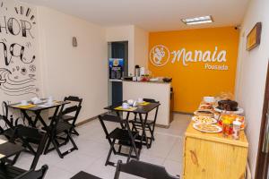 Restaurace v ubytování Pousada Manaia
