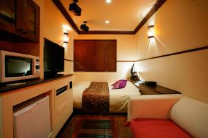 Camera con letto e TV di HOTEL CHECK INN BALI adult only a Tokyo