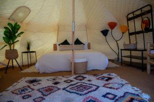 Postel nebo postele na pokoji v ubytování Glamping -420