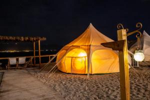 Pláž u luxury tent