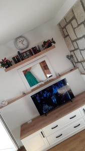 Kuchyň nebo kuchyňský kout v ubytování Apartments Raguz