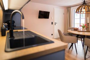Kuchyň nebo kuchyňský kout v ubytování Apartment Schichlreit