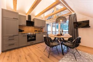 Kuchyň nebo kuchyňský kout v ubytování Apartment Schichlreit